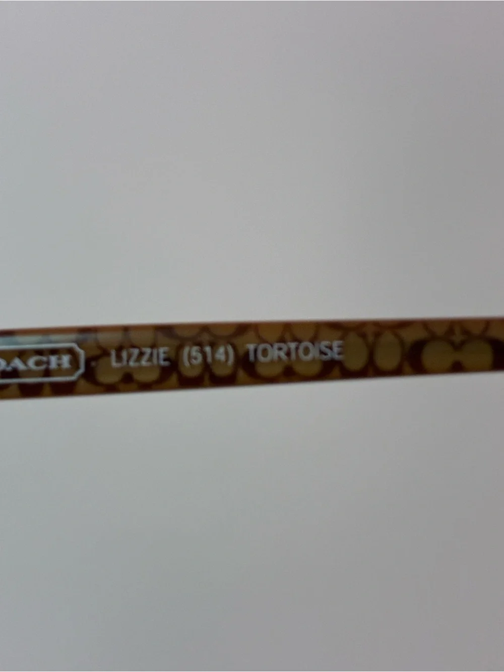 Coach Lizzie Kids Brown Tortoise Rectangle Eyeglasses Frames